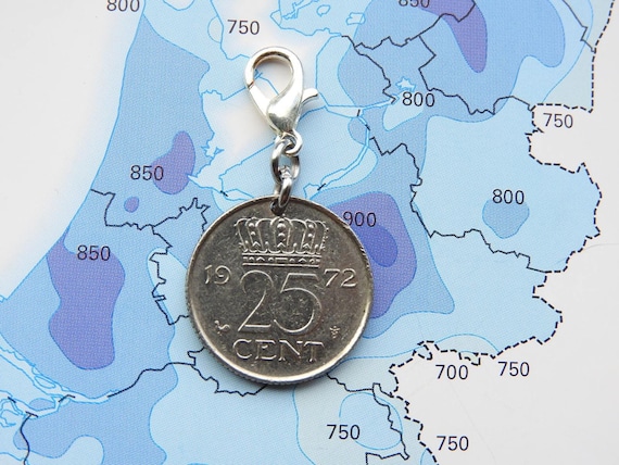 NetherlandsDutch 1948 tm 2001 quarter bracelet birthweddingjubilee year personalized gift 1950195519601965197019751980 birthday