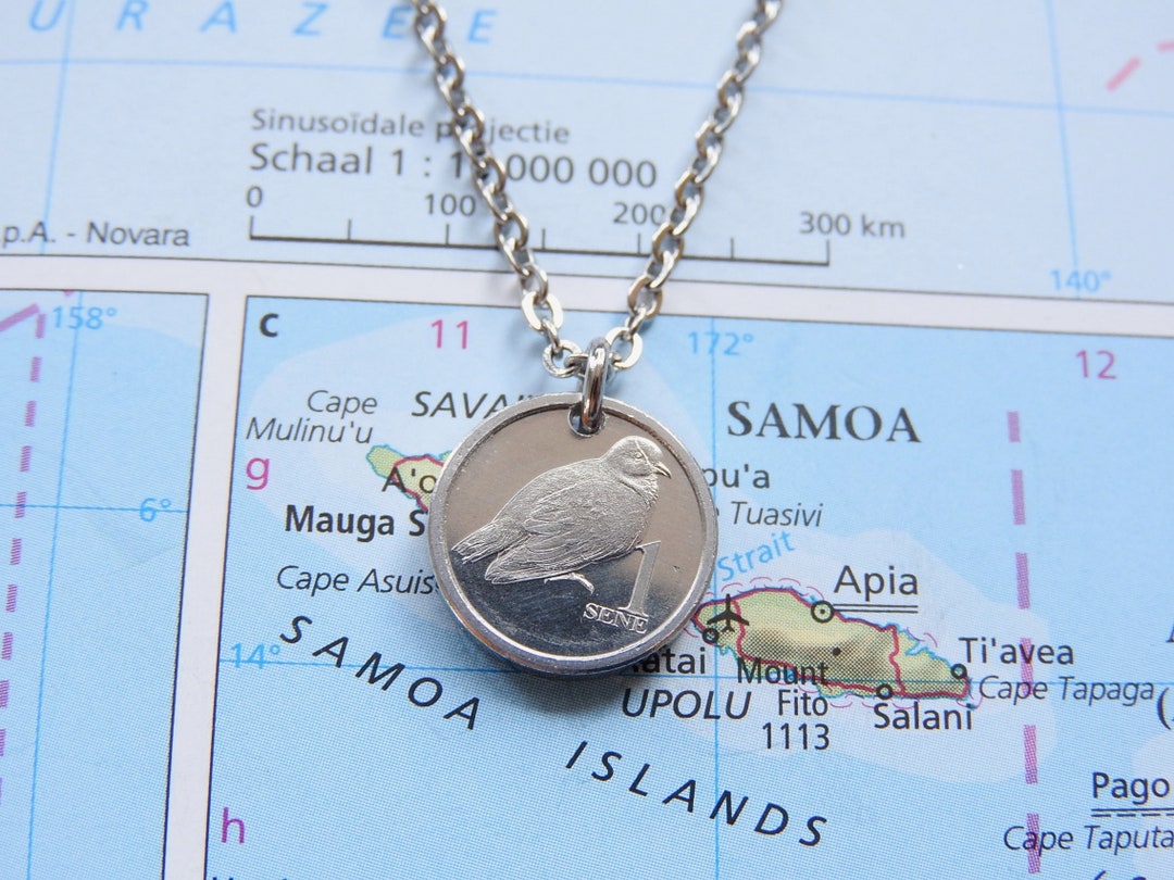 Many-colored Fruit Dove | Ptilinopus Perousii Samoa Coin Necklace ...