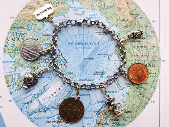 NetherlandsDutch 1948 tm 2001 quarter bracelet birthweddingjubilee year personalized gift 1950195519601965197019751980 birthday
