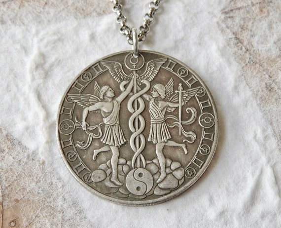 Gemini coin best sale necklace