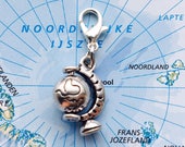 World globe charm - Mix Match Design your own charm bracelet