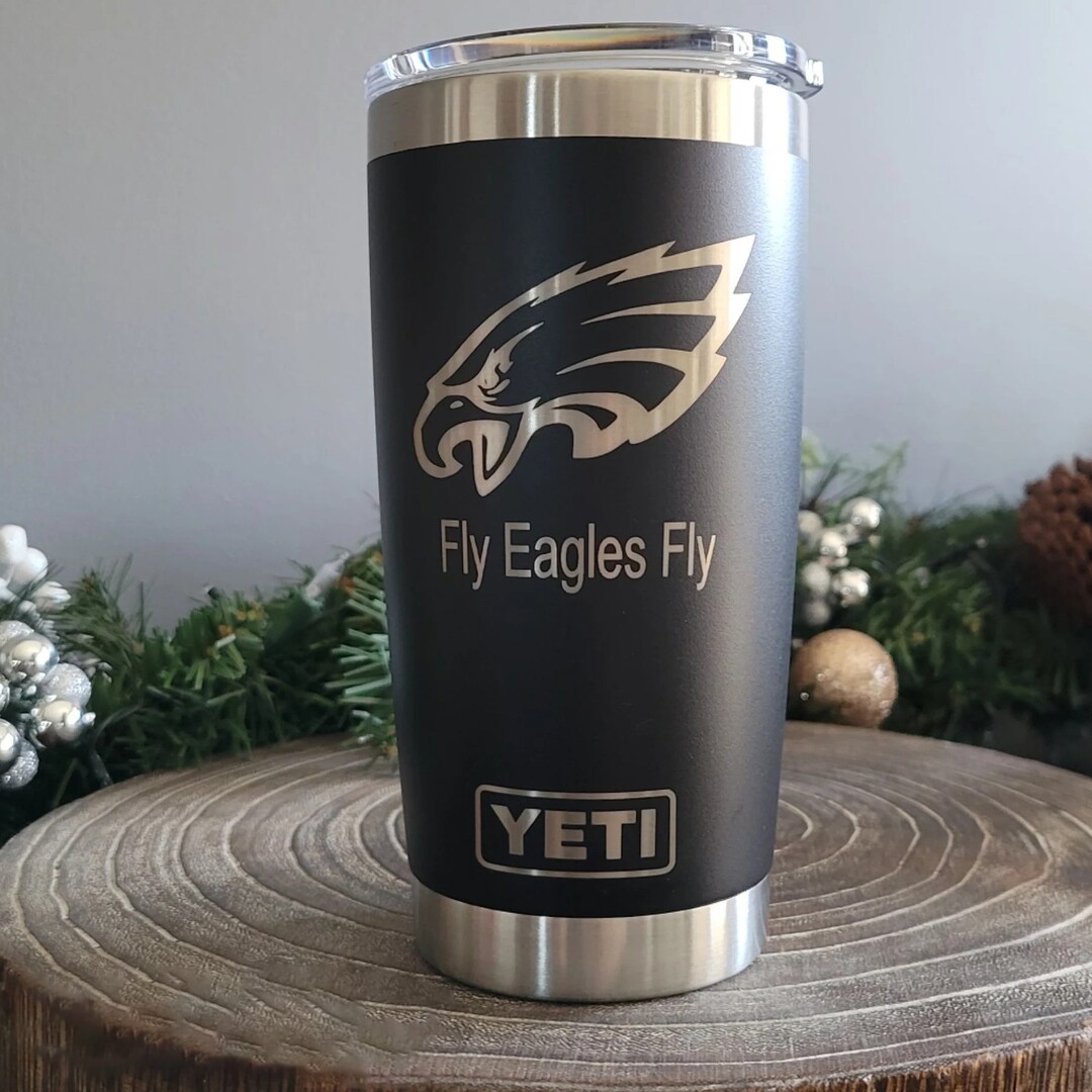 Philadelphia Eagles Fly Eagles Fly Yeti Tumbler 20 30 Oz Etsy
