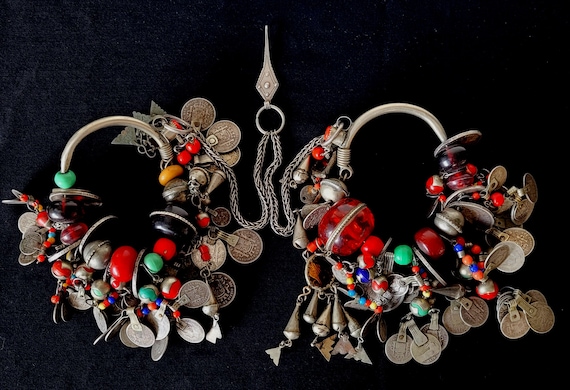 Boucles D'Oreilles Vintage CASA NIKI Métal Martelé - Années 90 - Occasion