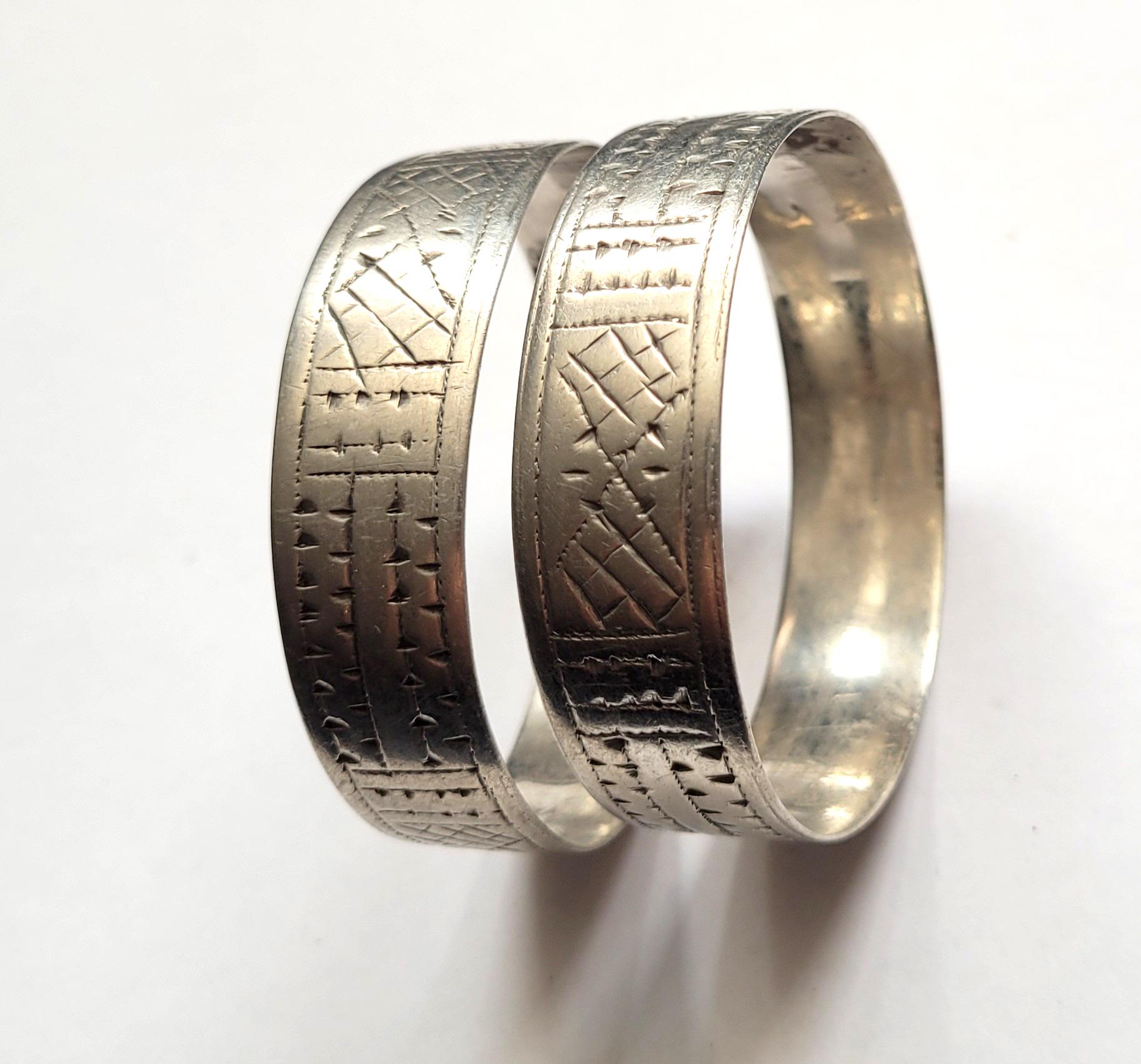 Bracelet Ethnique Berbère En Argent 600 - Pièce Vintage Rare, Occasion En Bon état