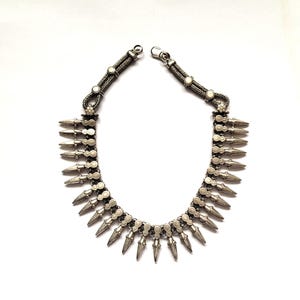Rajasthan Silver Choker Necklace - INDIA