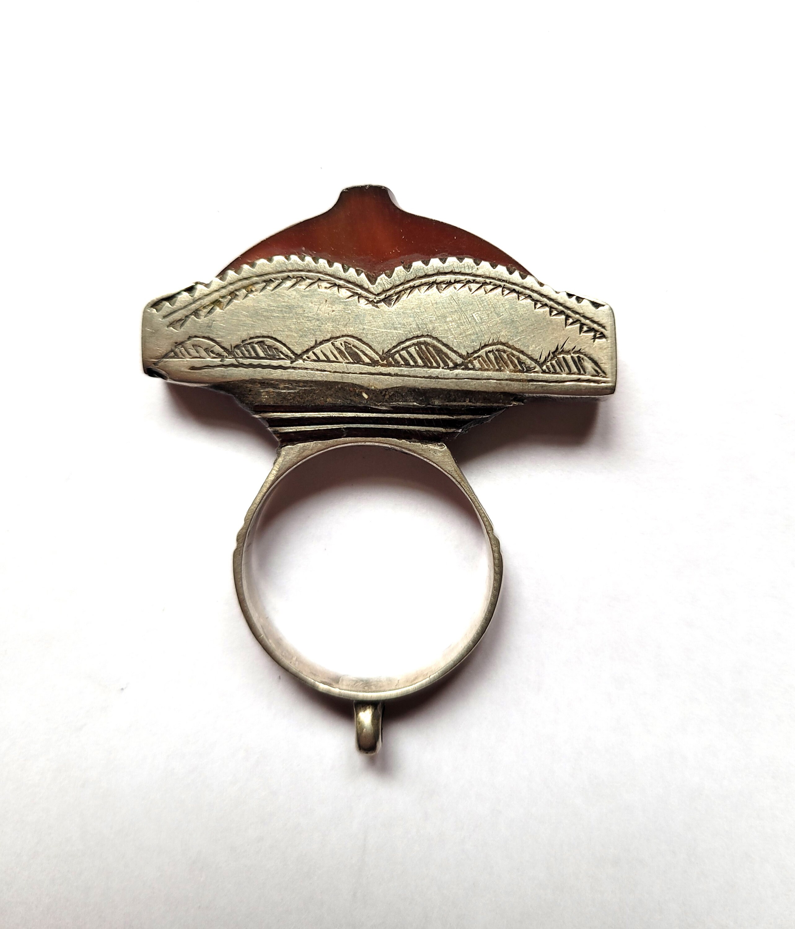 Old African Tuareg Ring in Silver and Agate Mali - Etsy Canada