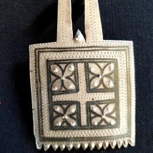 Marokko Berber-Anhänger in Silber, dh Tiznit - Marokko des Südens