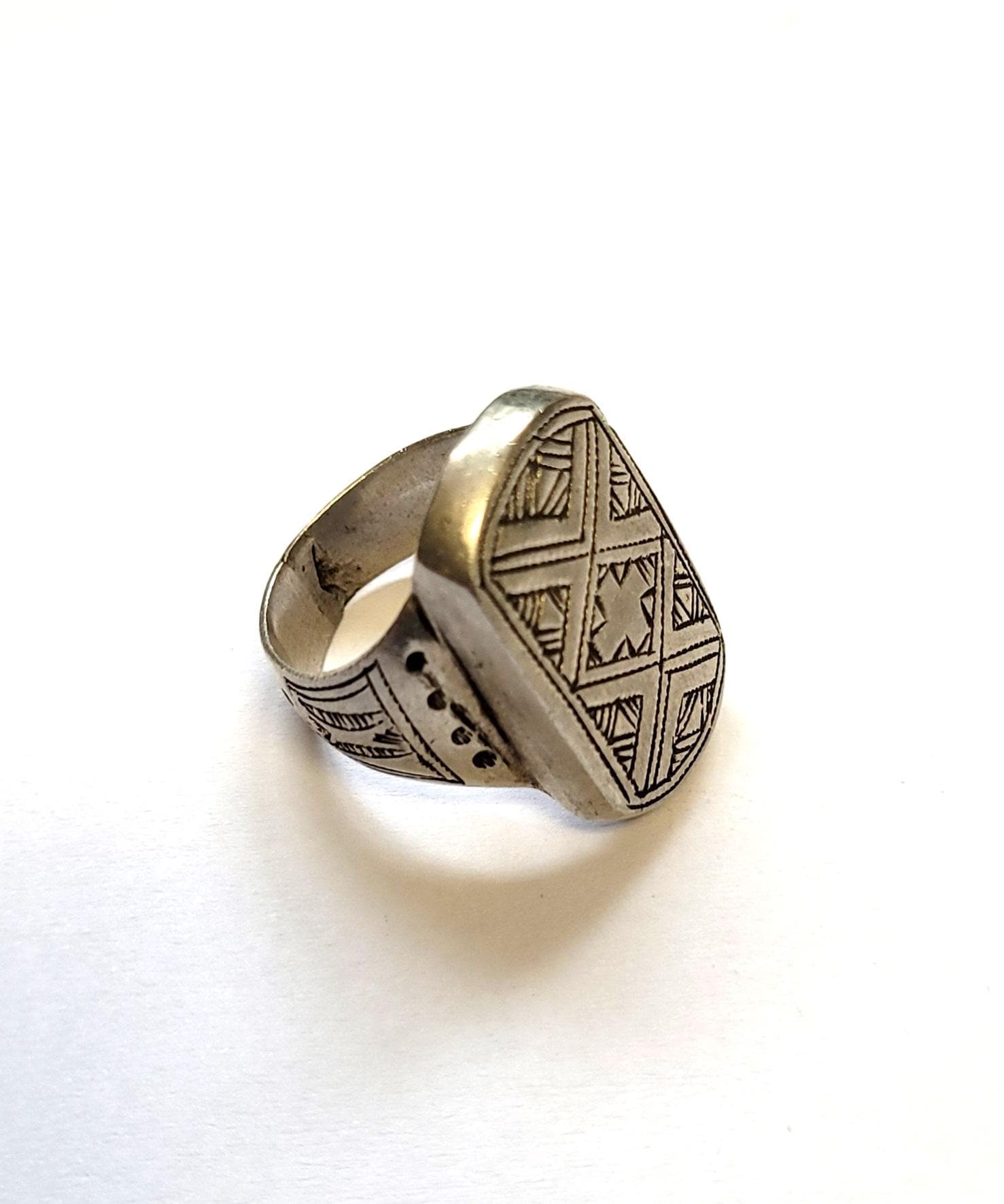 Antique Tuareg Silver Ring – Mali - Etsy