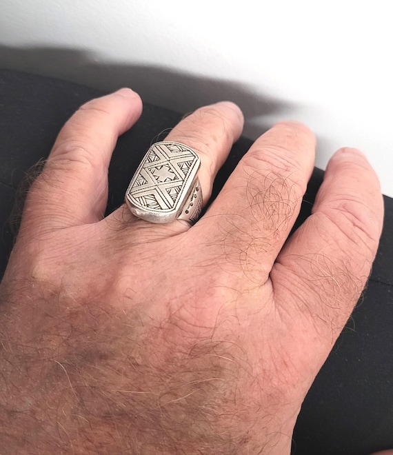 Antique Tuareg Silver Ring – Mali - Etsy