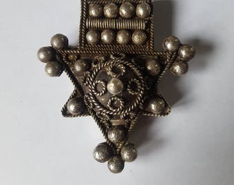 Reserved - Mauritania –granulated cross "Boghdad" solid silver