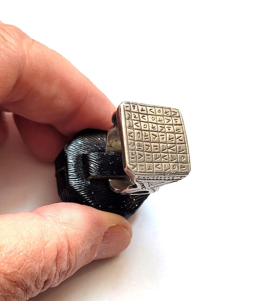 Talismanic Ring – Protective Magic Square – Silver – Tuareg