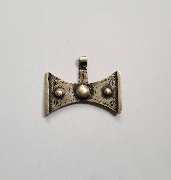 Old Tuareg Bella Hair Ornament solid silver - Niger / Mali