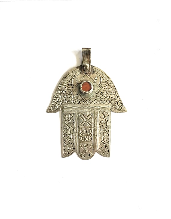 Maroc – Pendentif Main de Fatima Hamsa Khamsa khm… - image 1