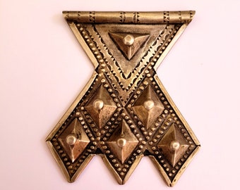 Collier Touareg Amulette De Protection – Niger – Artisanat Africain – Gris