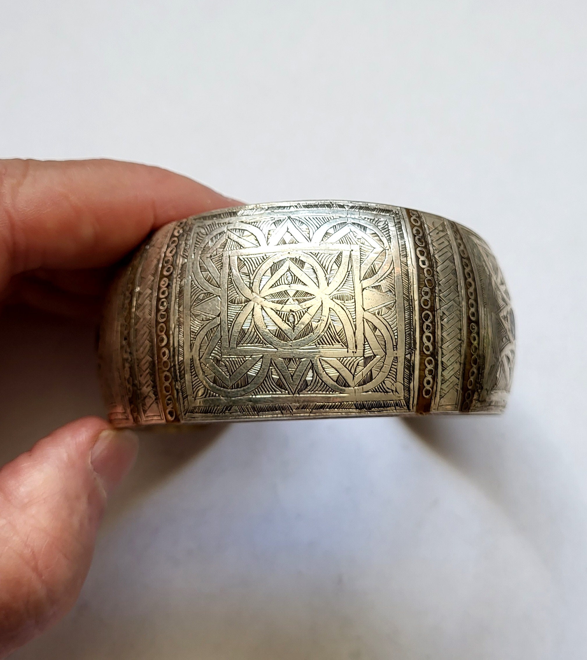 Tuareg Bracelet Open and Rigid Silver - Horn - Niger - Etsy