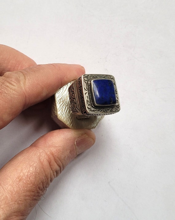 Bague ancienne lapis lazuli hot sale