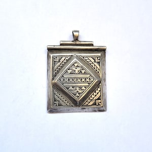 Amulet – Tuareg Talisman in silver – KITAB – Pendant - Mali