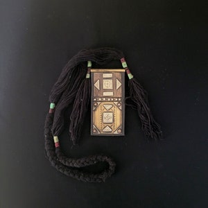 Amulet – Talisman – Leather – Silver – Copper – Tribal – Tcherot – Niger