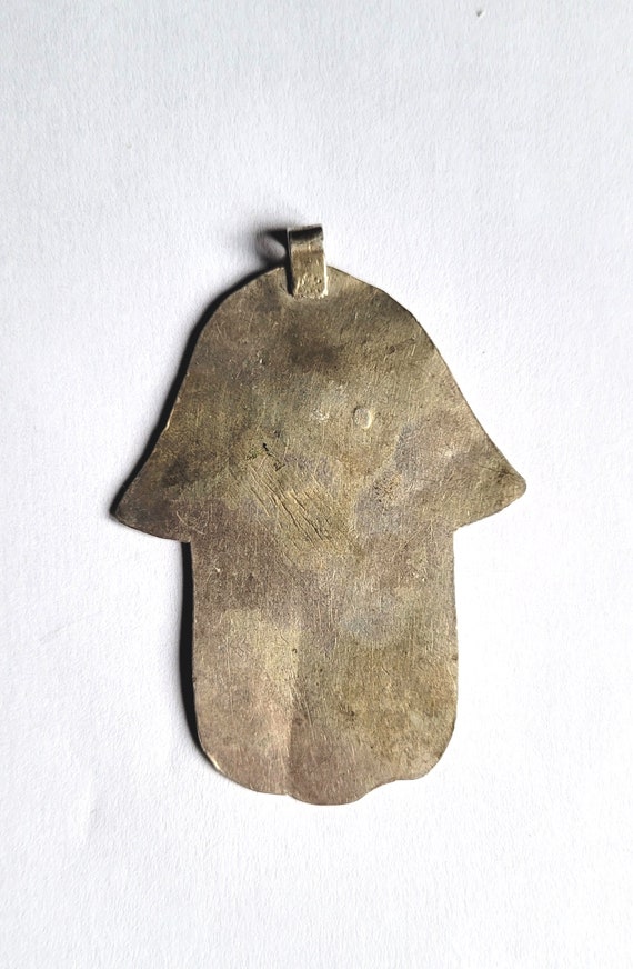 Antique Berber Silver Hand of Fatima “Khamsa - Kh… - image 4