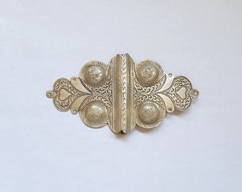 Morocco - Great MDEMA Silver Belt 2 Rows Totaling 34 Pieces  display picture 2