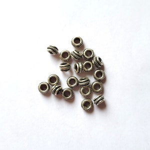 Set of 20 old Tribal silver beads for necklace