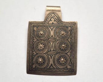 ペンダント – シルバーのアガデスクロス – ニジェール産のトゥアレグ族