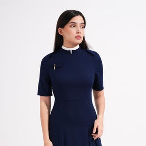 red dress with white spots Cara Cara Women's Claudine Mini Dress