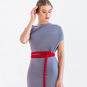 Asymmetrical Cocktail Pencil Midi Dress Designer Dresses for