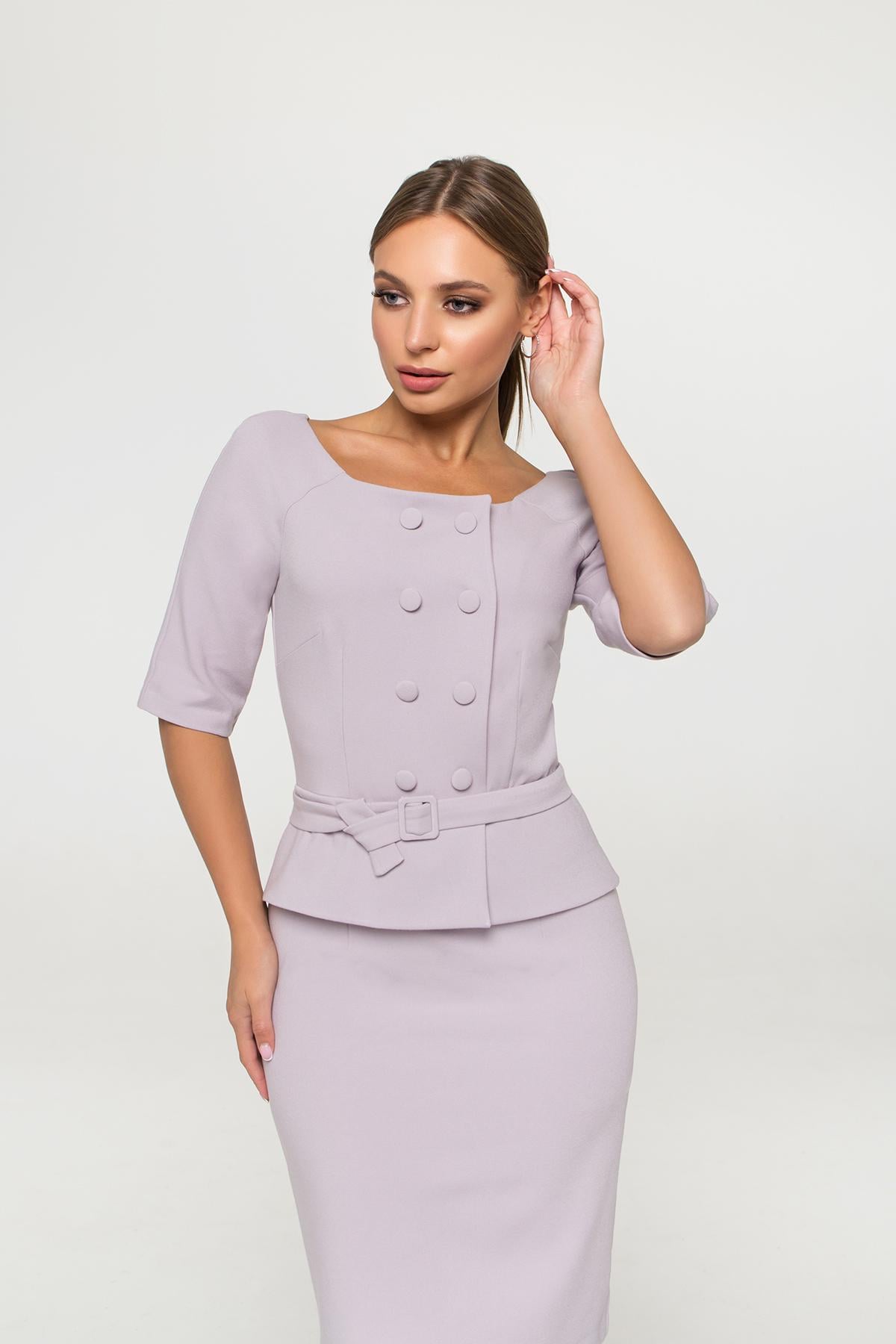 strapless open back dress Off Shoulder Lilac Peplum Gown main image 0
