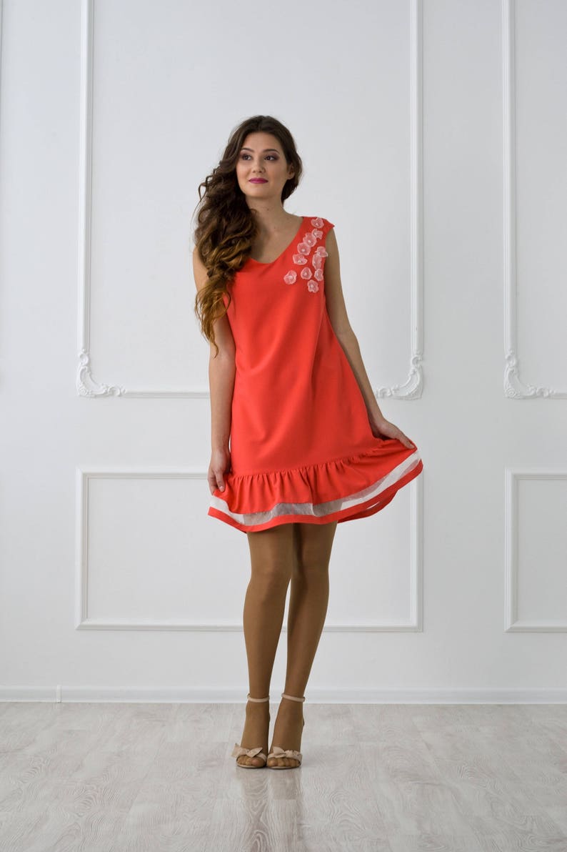 trapeze cocktail dress