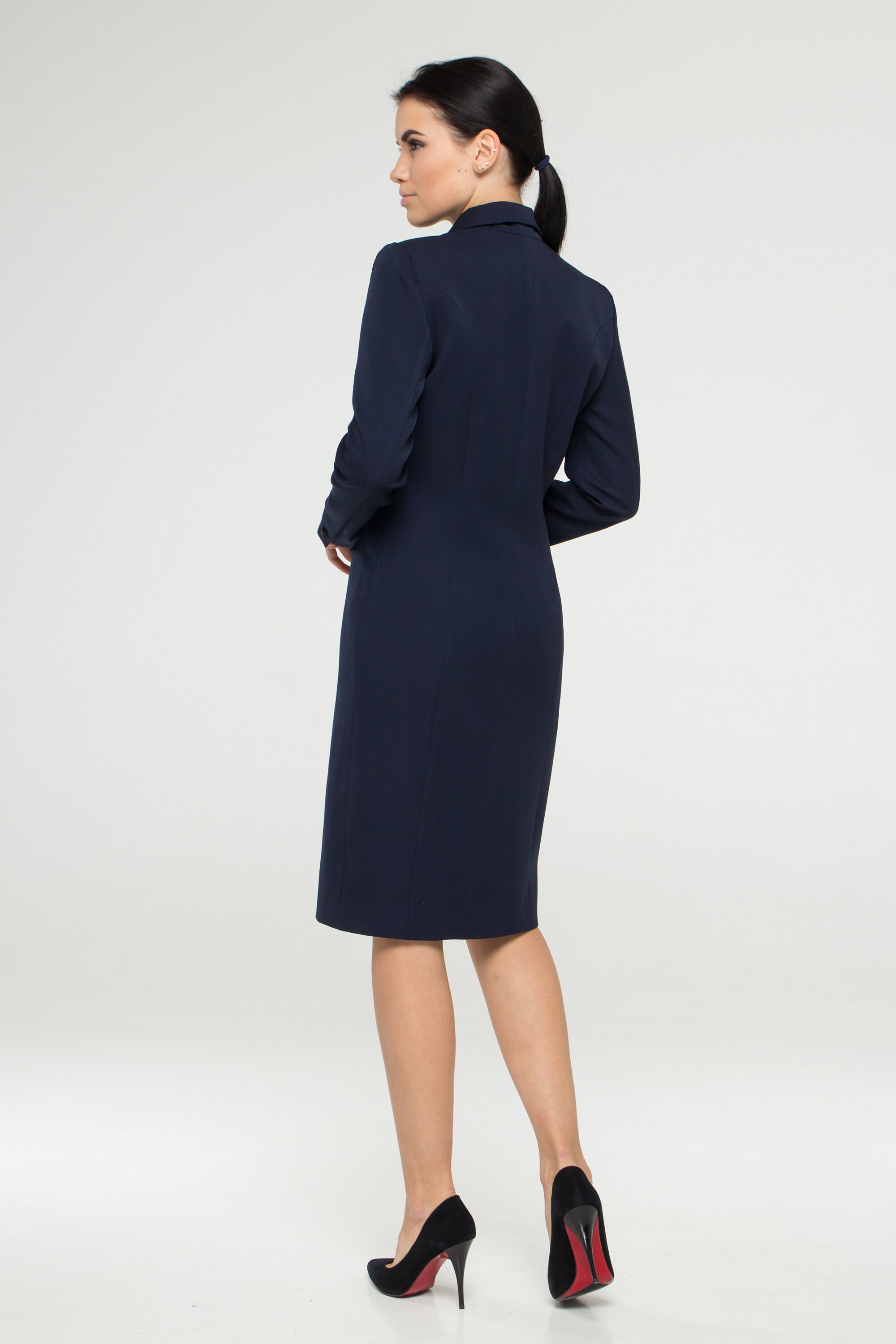 dark blue blazer dress Blue main image 1