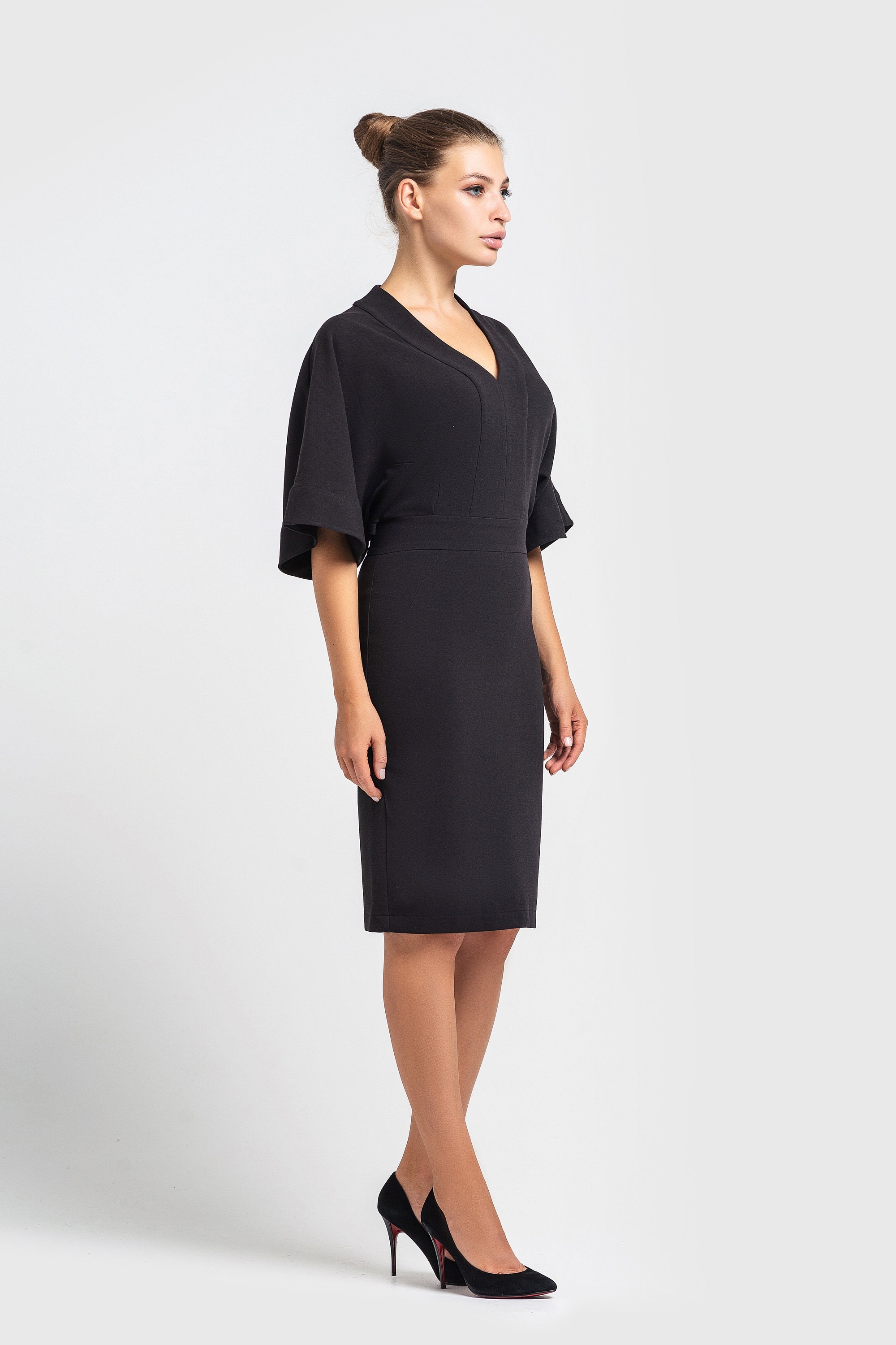 ᴛʀᴇɴᴛ | Mame Kurogouchi V-Neck Classic Cotton Dress 上品