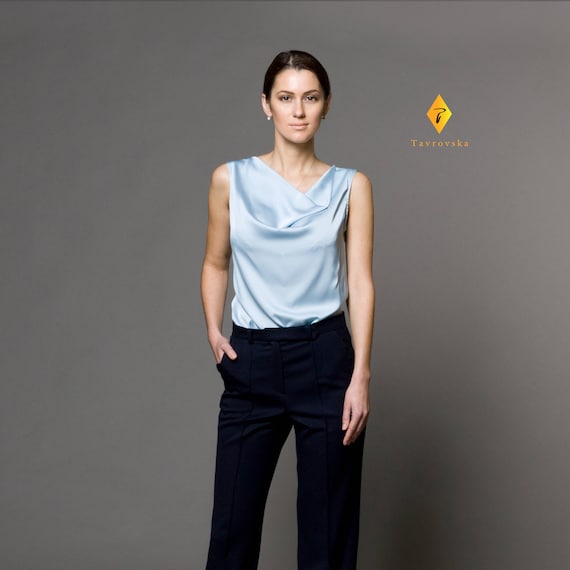 satin top women