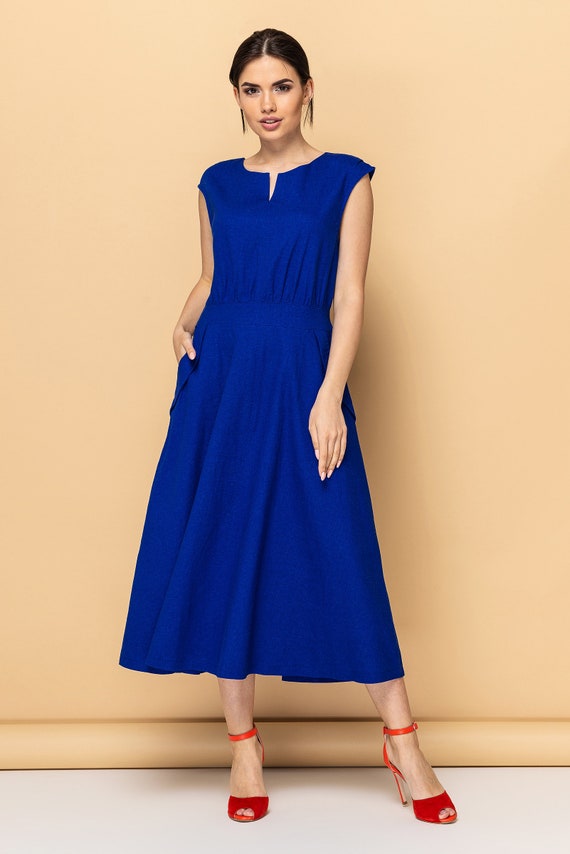 Casual blouson dress best sale