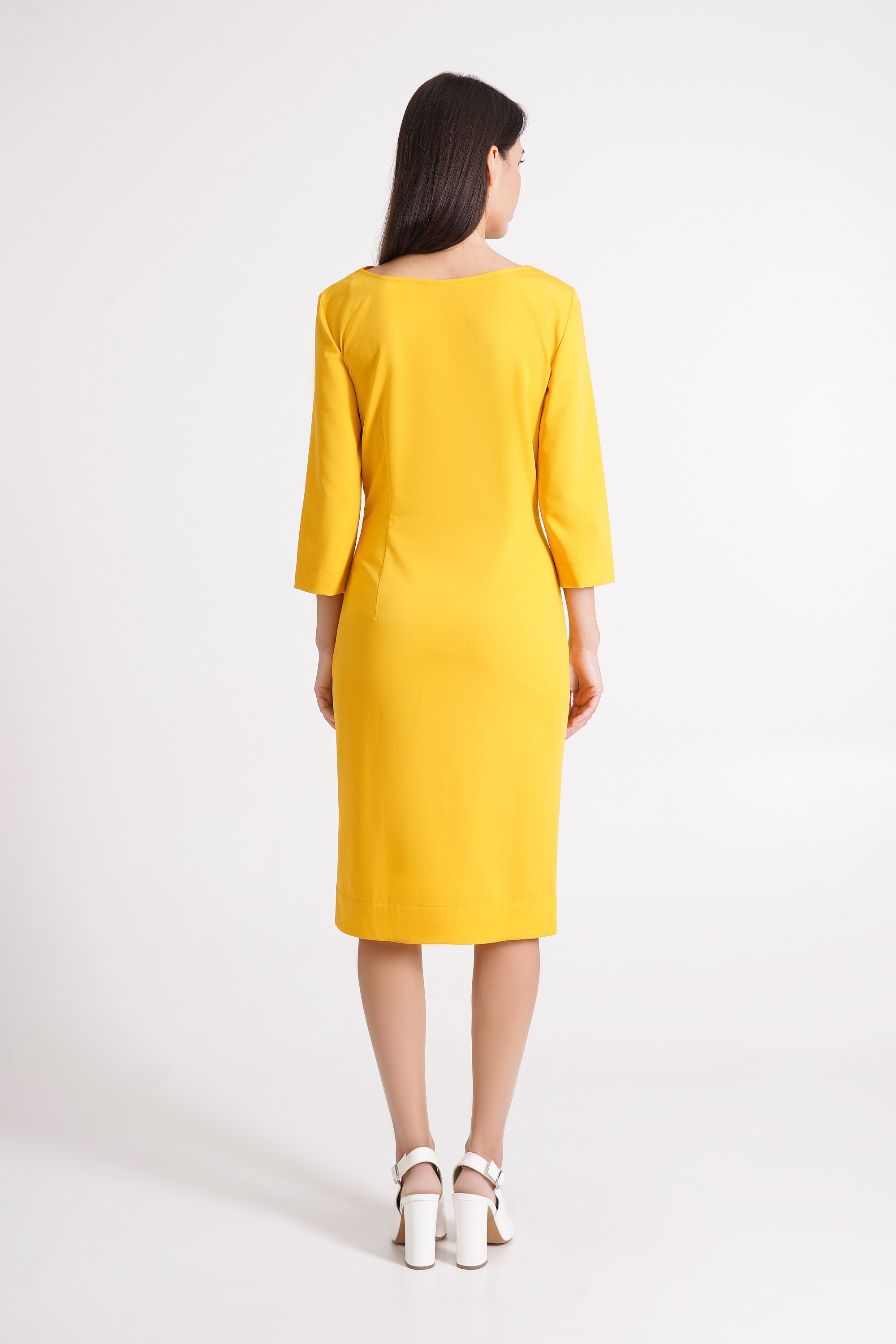 スーツ・フォーマル・ドレス Lerure Fluffy sleeve pencil dress