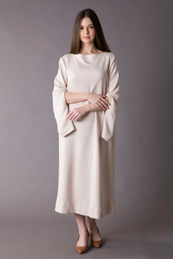 chinese dress ladies WAVY KNIT MAXI DRESS – L'ABEYE main image 1