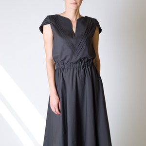 Summer Cotton Midi Dress Shirt Dresses for Women Sundress - Etsy