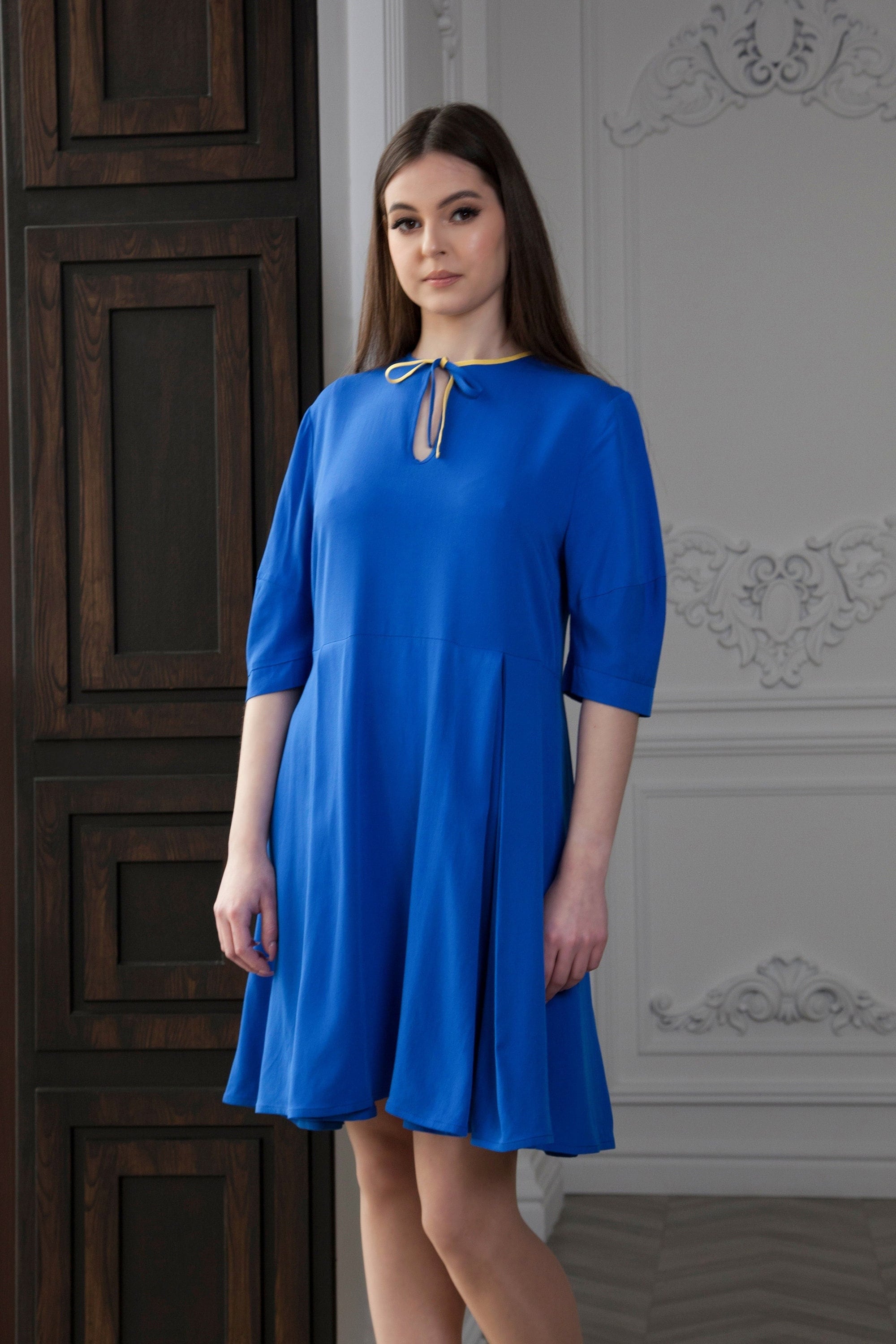 loose fitting ladies dresses Loose Linen Fitting Women Dress  Old Linen Mill
