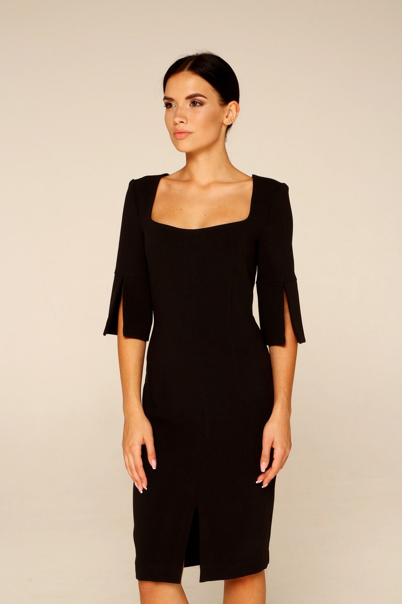 Black Wedding Guest Dress Cocktail Dresses for Women Party - Etsy