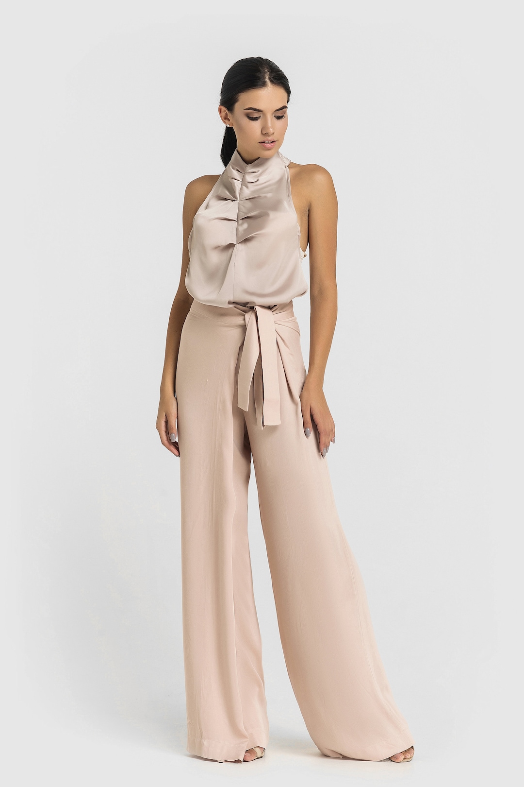 [ NERDY ]★24SS★韓国人気★WOMEN'S RIBBON TIE WOVEN PANTS 00000000_zi_0c6cfbc4-7c7b-4ea0