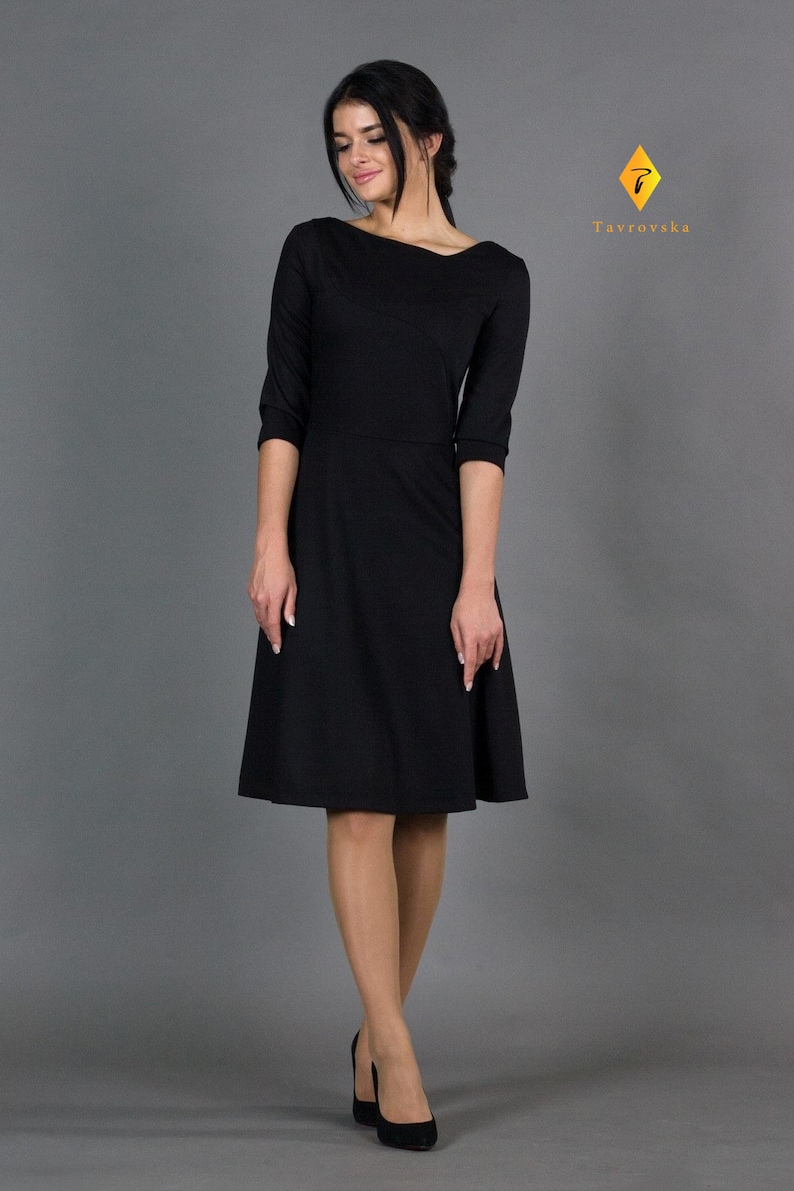 modest midi length dresses