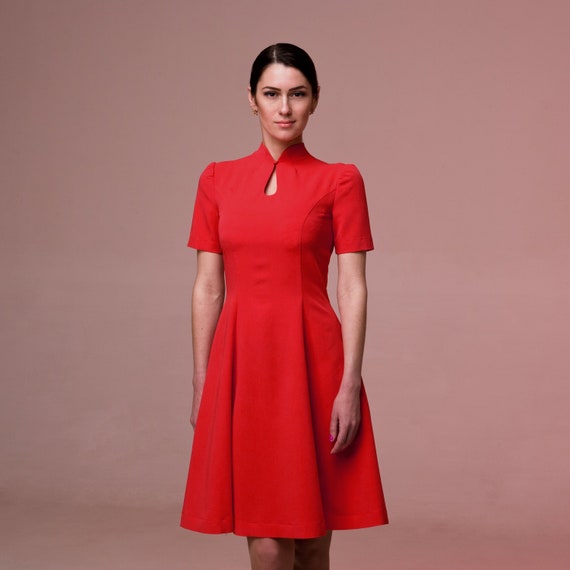 flare office dresses