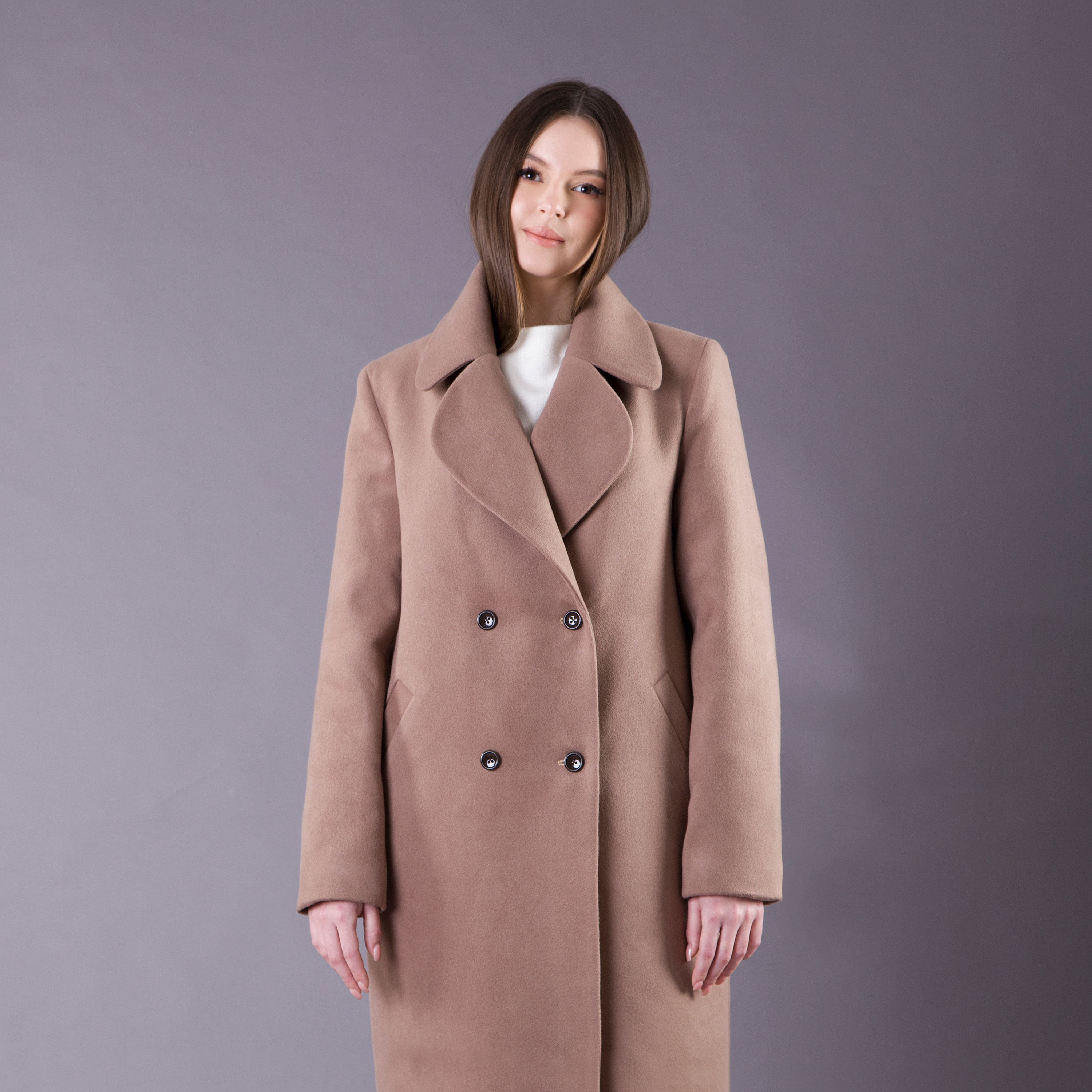 Brown Long Coat for Women, Full Length Light Brown Coat