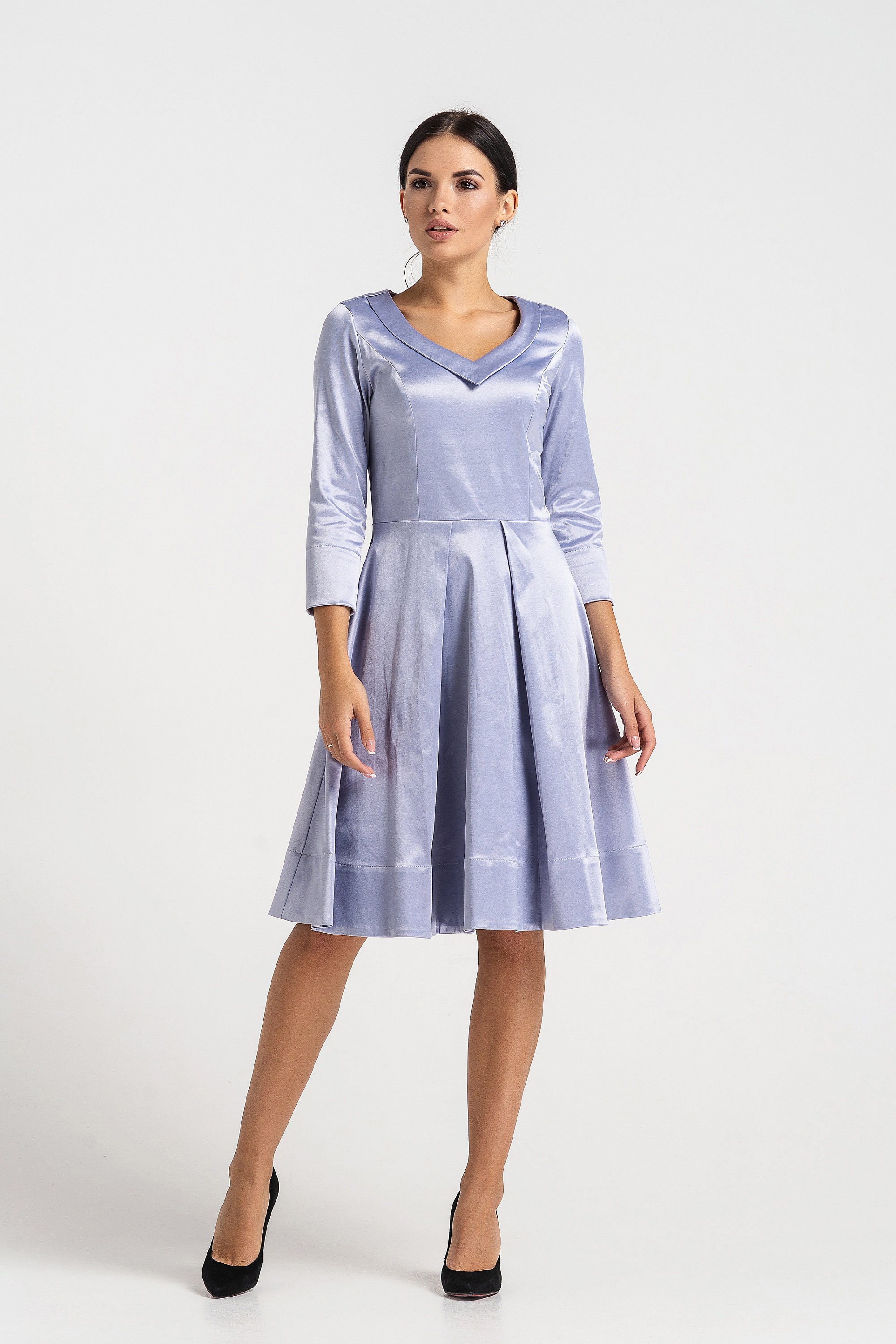 Belle rétro vintage 1950 S brocart noir bal Parti Swing Cercle Robe 10 très bon état Belle rétro vintage 1950 S brocart noir bal Parti Swing Cercle Robe 10 très bon état