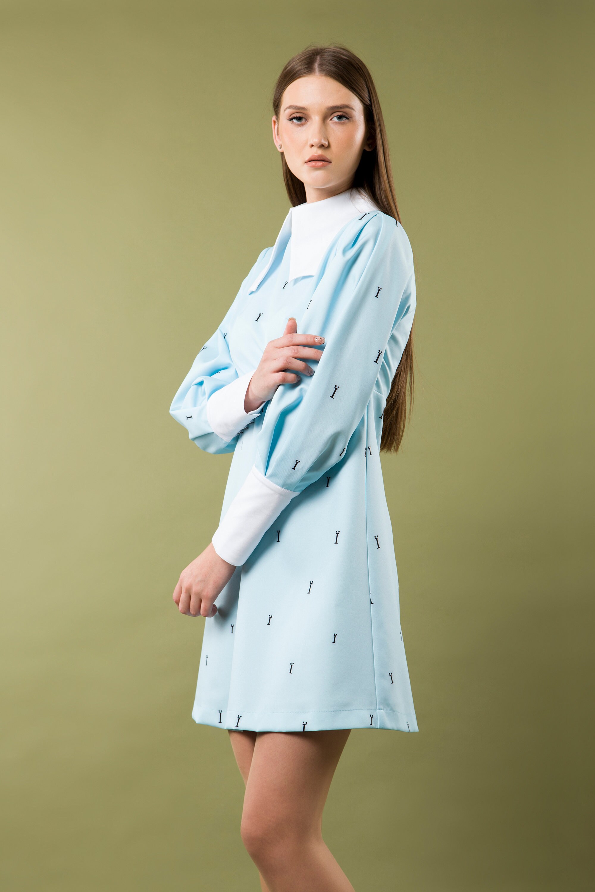 pale blue designer dress Mahwari blue – Pakistani Designer Dresses