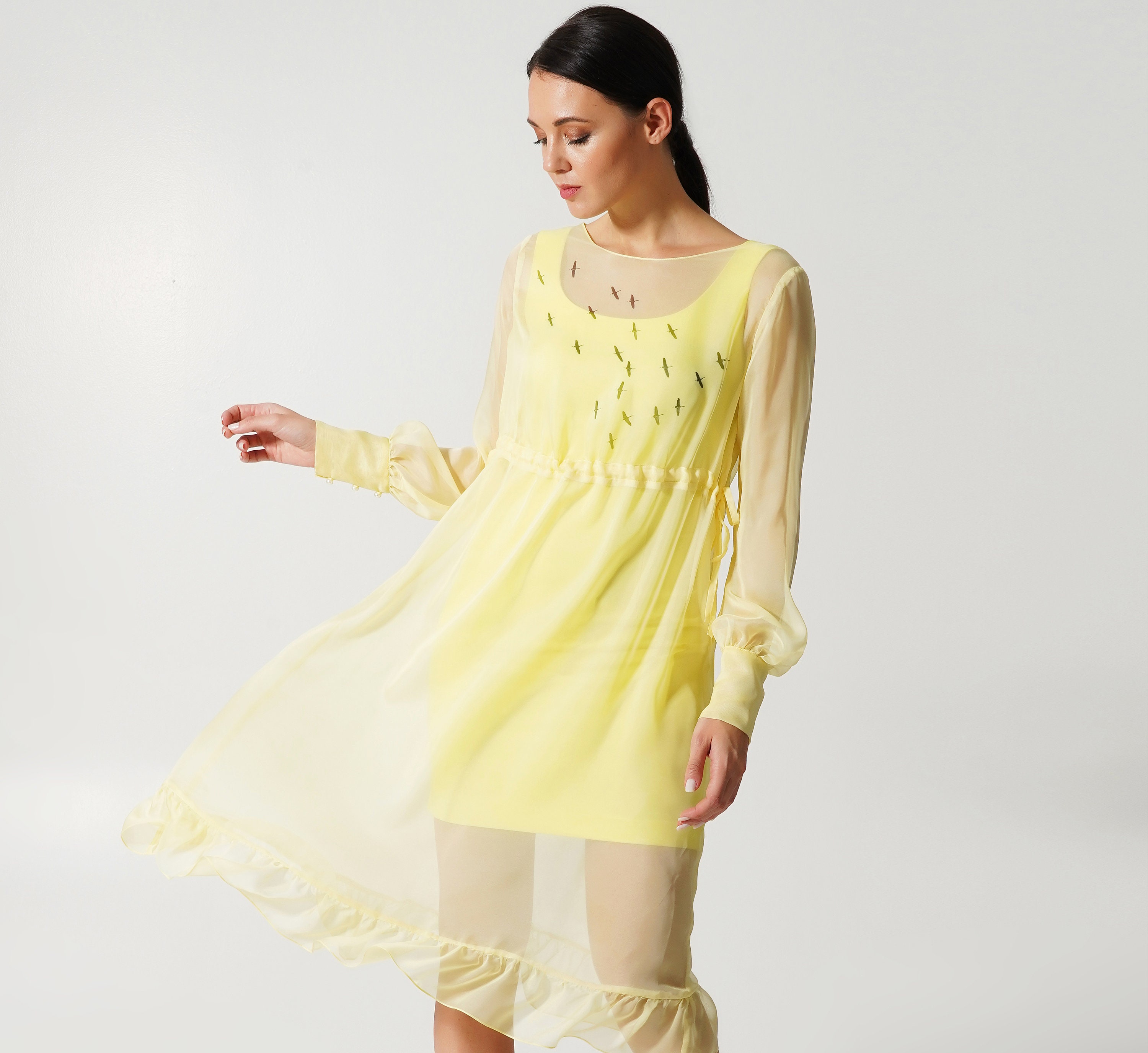 Todayful Pencil Pile Dress オリーブ　38 TODAYFUL(トゥデイフル) / Life's online store（ライフズ