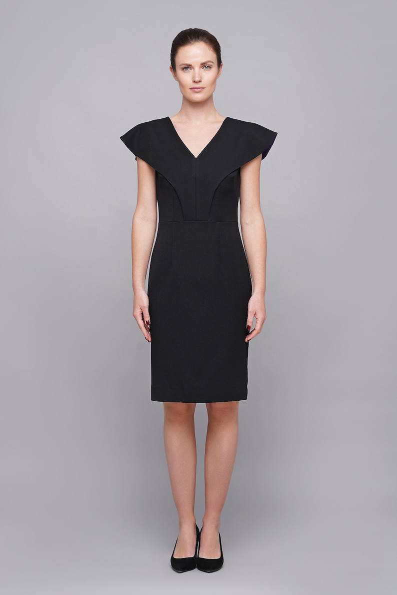 11690 Black Midi Pencil Dress main image 0