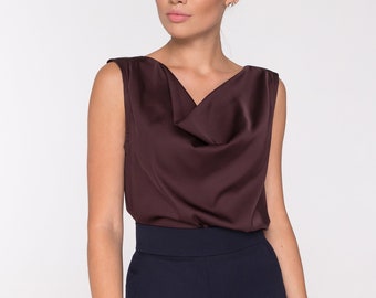 Canotta Scollo Americana Prezzi Canotta Da Donna In Raso Senza