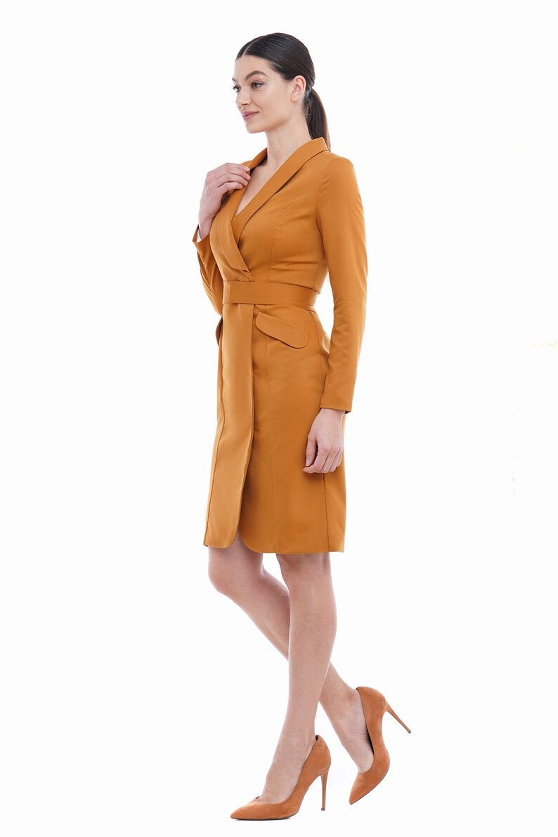 Cocktail blazer dress Midi dresses for women Wedding guest ...