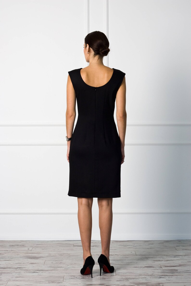simple but elegant black dress